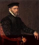 MOR VAN DASHORST, Anthonis Portrait of a Goldsmith G oil painting